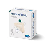 Proximel Basic foam dressing with border in retail box, medical wound care product