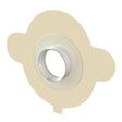 Ostomy barrier with adhesive baseplate for colostomy or ileostomy, medical supply