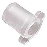 Clear plastic medical adapter fitting for home medical equipment