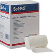 Sof-Rol medical bandage padding roll and box, 4 inch by 4 yards, for wound care.