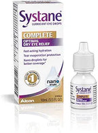 Systane Complete lubricant eye drops box and bottle for optimal dry eye relief