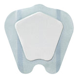 Hydrocolloid dressing for wound care and medical bandage protection on white background