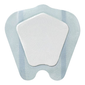 Hydrocolloid dressing for wound care and medical bandage protection on white background