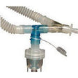 Respiratory tubing with T-piece adapter for medical ventilator circuit