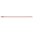 Red medical catheter, sterile single-use tube for chronic care supply needs