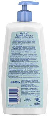 TENA ProSkin Cleansing Cream Rinse-Free Body Wash, Unscented, 33.8 fl. oz. Pump Bottle