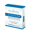 Simpurity Xeroform impregnated gauze wound dressing box for medical wound care