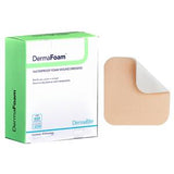 DermaFoam waterproof foam wound dressing box with adhesive bandage pad for wound care