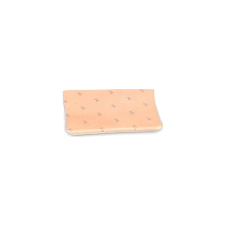 Adhesive foam wound dressing pad for medical use, beige, rectangular, sterile