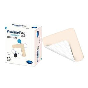 Proximel Ag silver non-border wound dressing and packaging for medical supplies