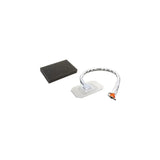Wound dressing kit with foam pad and adhesive suction tube for negative pressure therapy