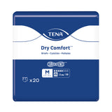 TENA Dry Comfort Incontinence Briefs, Moderate Absorbency, Unisex, Medium