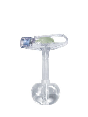 Clear silicone gastrostomy feeding tube with balloon for medical enteral nutrition