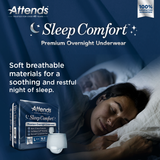 Attends Sleep Comfort™ Premium Overnight Underwear, Large