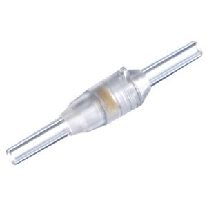 Clear insulated wire connector for medical device or electrical repair