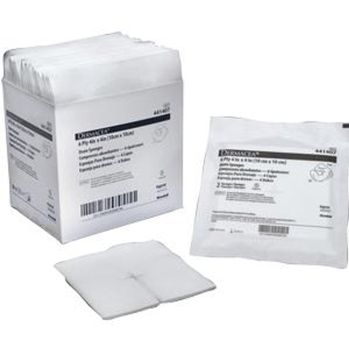 Dermacea Sterile Nonwoven Sponge 4" X 4" 6 Ply
