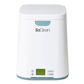 SoClean CPAP sanitizer machine with digital display for medical device cleaning