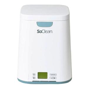 SoClean CPAP sanitizer machine with digital display for medical device cleaning
