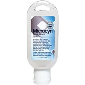 Microcyn skin and wound hydrogel bottle for medical wound care and skin treatment