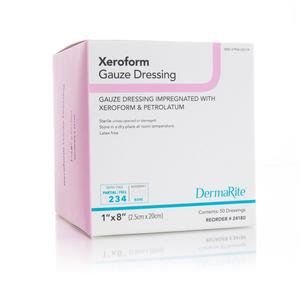 Xeroform Gauze Dressing, 1" X 8"