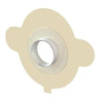 Ostomy barrier ring with adhesive backing for secure placement, used in stoma care.