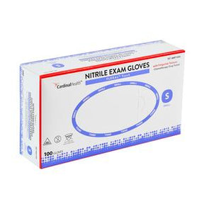 Box of nitrile exam gloves size small for home medical supplies delivery