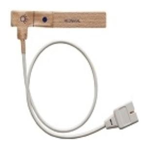 Medical sensor with cable for home health monitoring and essential medical equipment