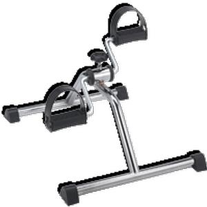 Portable pedal exerciser with adjustable resistance for home physical therapy
