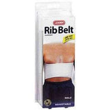 Male adjustable rib belt support in retail packaging, medical supply for rib injuries