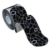 Theraband Kinesiology Tape, Pre-cut Roll, Black/white, 2" X 16.4"