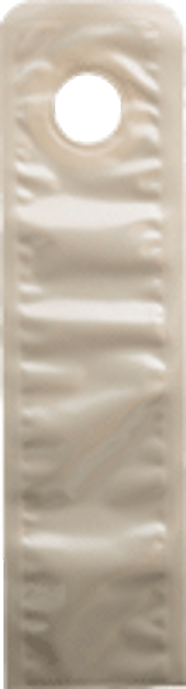 Neonatal ostomy pouch with round opening, plastic medical supply for infant care