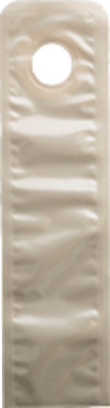 Neonatal ostomy pouch with round opening, plastic medical supply for infant care