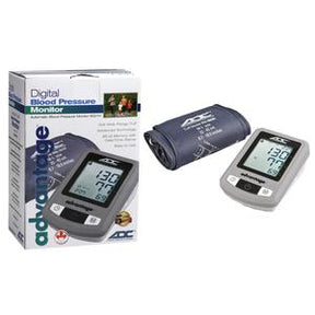 Digital blood pressure monitor kit with cuff and box, home medical supply
