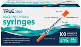 Trueplus Single-use Insulin Syringe, 31g X 5/16", 1 Ml