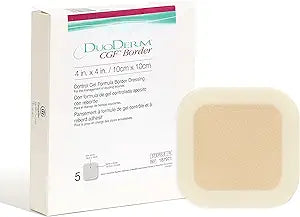 Duoderm Cgf Adhesive Border Hydrocolloid Dressing 4" X 4"