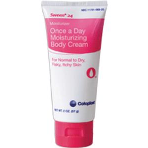 Moisturizing body cream tube for normal to dry, flaky, itchy skin home care