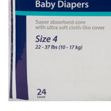 Cardinal Health, Baby Diapers, Wings, Size 4, Large, 22 - 35 Lbs