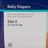 Cardinal Health, Baby Diapers, Wings, Size 5, X-large Over 30 Lbs
