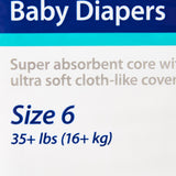 Curity Baby Diapers Size 6, 2x-large Over 35 Lbs.