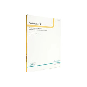DermaView II transparent film dressing sterile medical adhesive packaging