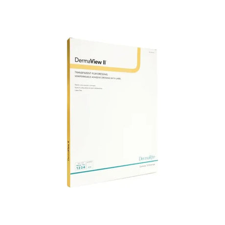 DermaView II transparent film dressing sterile medical adhesive packaging