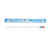 Sterile intermittent catheter with blue packaging for medical use