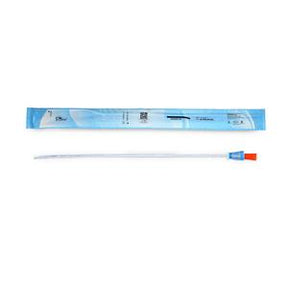 Sterile intermittent catheter with blue packaging for medical use