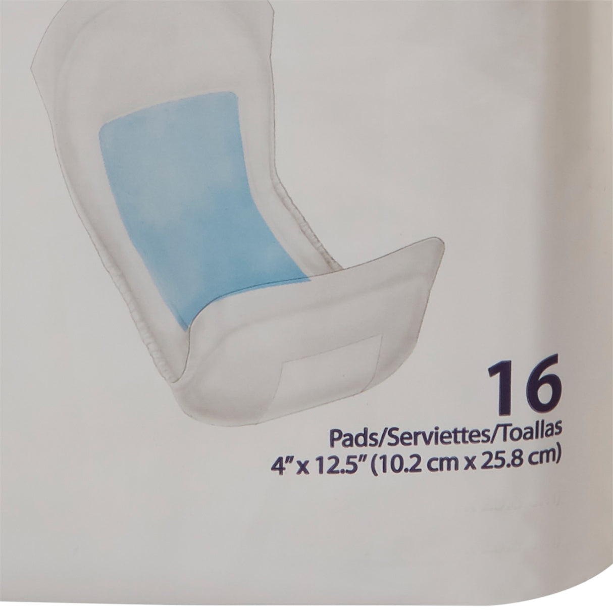 Cardinal Health, Bladder Control Pads, Wings, 4" X 12.5"