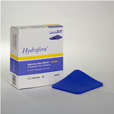Hydrofera Blue wound dressing box and blue foam pad for chronic wound care