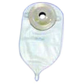 Transparent ostomy pouch with adhesive barrier for medical use