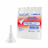Silicone male external catheter extra large with packaging, self-adhesive, for incontinence