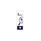 Explore5 product packaging with magnifying glass and test strip illustration