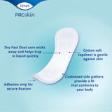 Tena Moderate Absorbency Pad, 11" Long