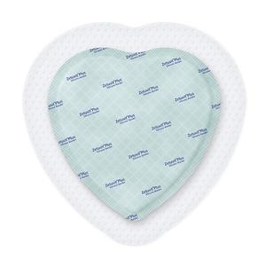 Zetuvit Plus Silicone Border Sacral Sap Dressing With Silicone Adhesive, 7" X 7"